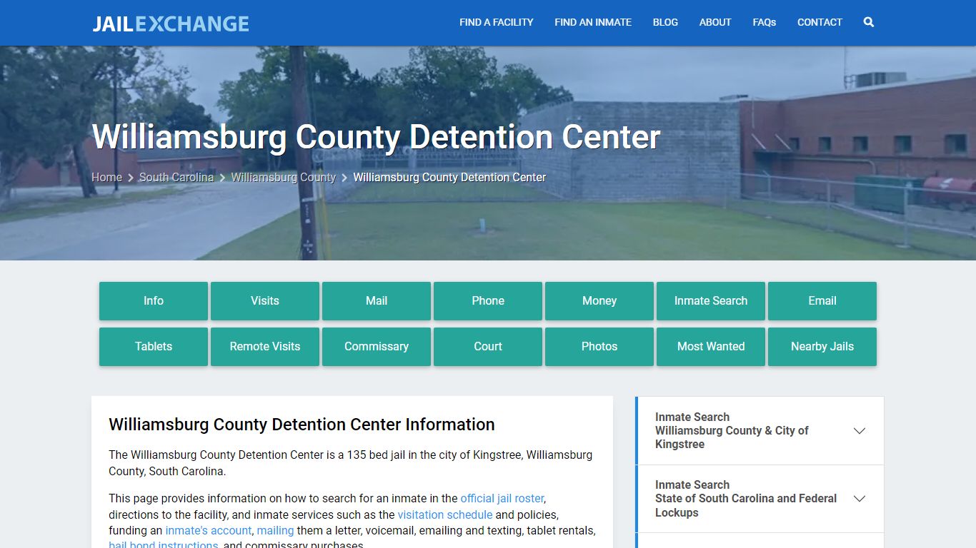 Williamsburg County Detention Center - Jail Exchange
